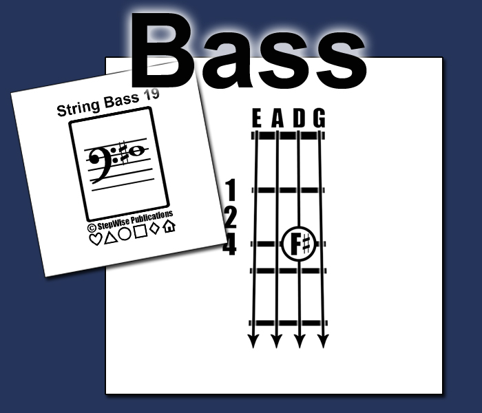 Bass Fingering Flashcards