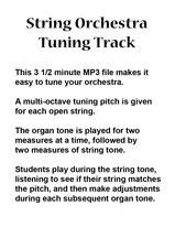 Orchestra Automated Tuning Track