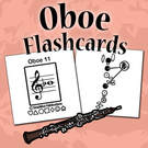 Learn Oboe Notes Flash Cards