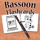 Learn Bassoon Notes Flash Cards