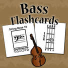 Learn Bass Notes Flash Cards