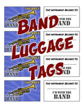 Band Instrument Case Tags