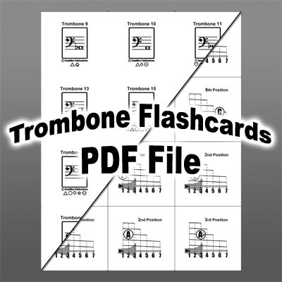 Trombone Slide Note Chart